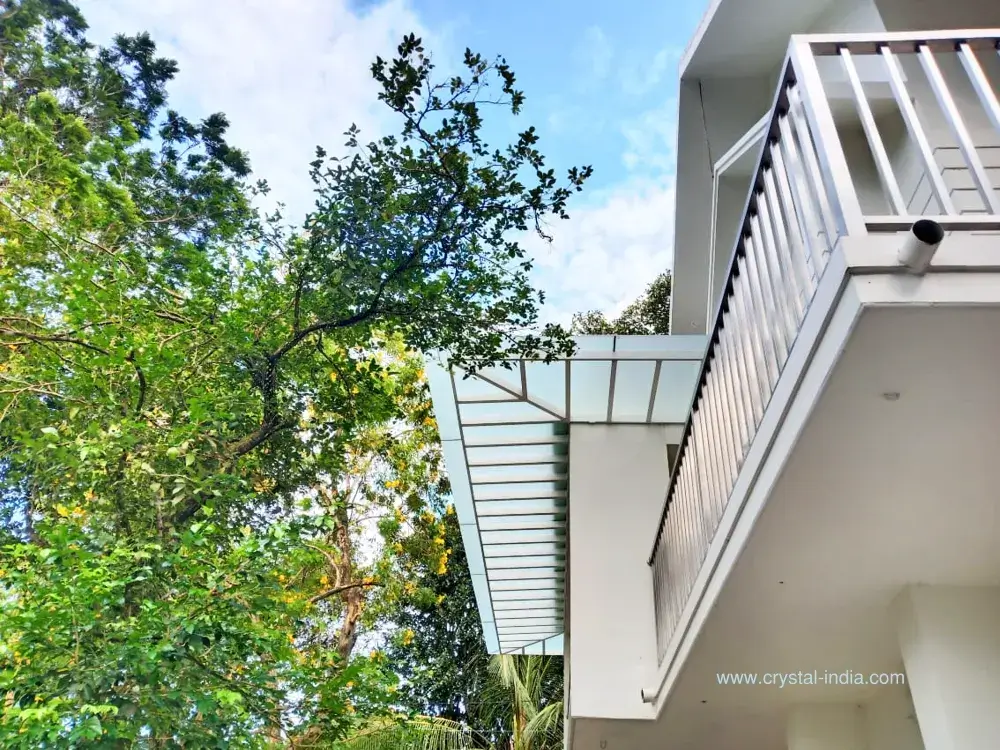Toughened Glass Pergola – Glass Roof – Glass Canopy – Crystal-India